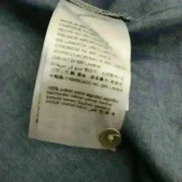 CALVIN KLEIN JEANS BOHO DENIM BLUE DRESS Sz M - Picture 6 of 6